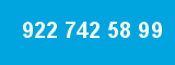 922 742 58 99